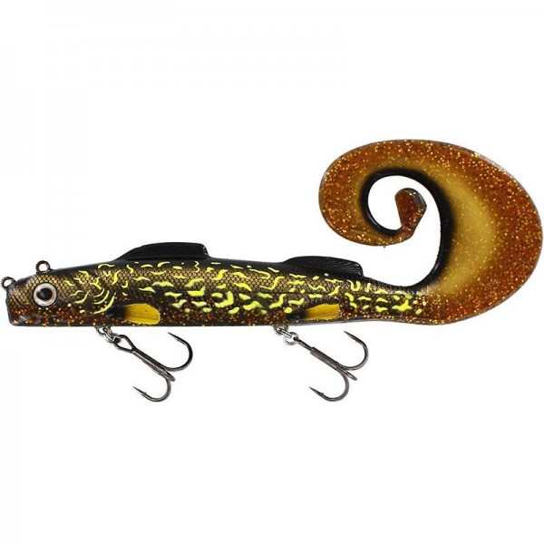 Westin Soft Lures Rigged N' Ready MonsterTeez 25cm 188g / Motoroil Pike