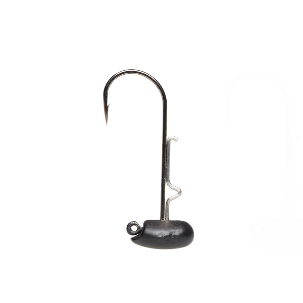 SG NED JIGHEAD MATT BLACK 3PCS GROESSE 1