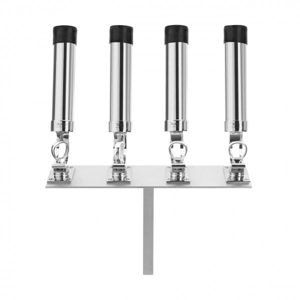 Salmostar Rutenhalter 4-Fach mit Steckling