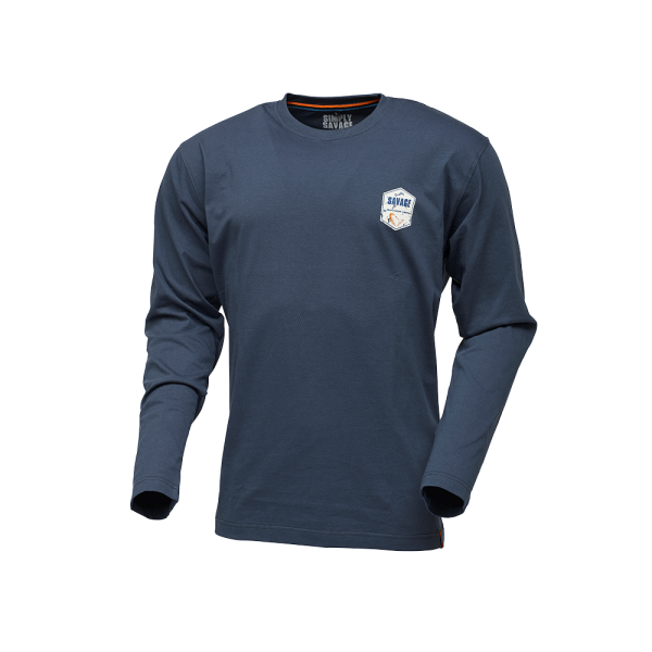 SG SIMPLY SAVAGE REX TEE LONG SLEEVE DARK SLATE BLUE