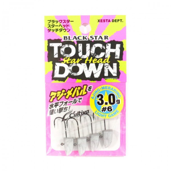 Xesta JigHead Black Star Head Touch Town 4.0g #4