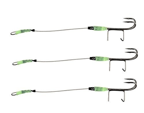 SAVAGE GEAR CARBON49 SPIKE DOUBLE HOOK STINGER 9cm #4